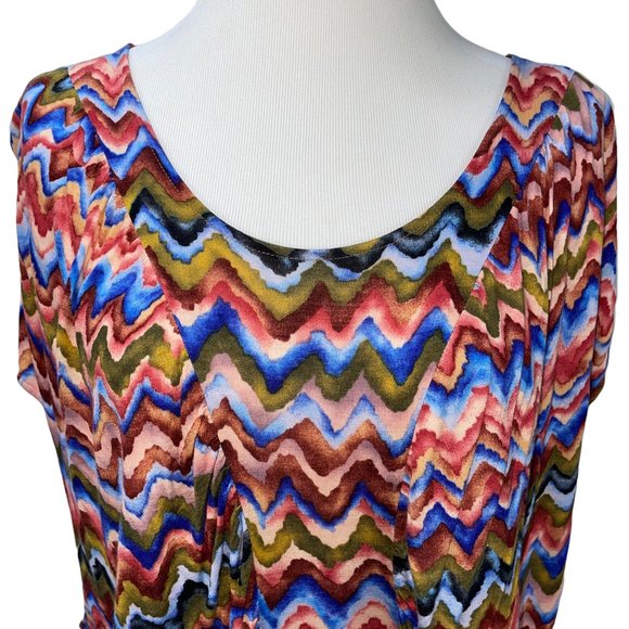 New The Podolls Flattering Ruched Striped Oversized Knit Top Anthropologie Tunic - Picture 4 of 11